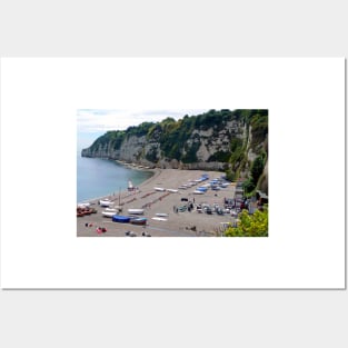 Beer beach Jurassic Coast Devon England Posters and Art